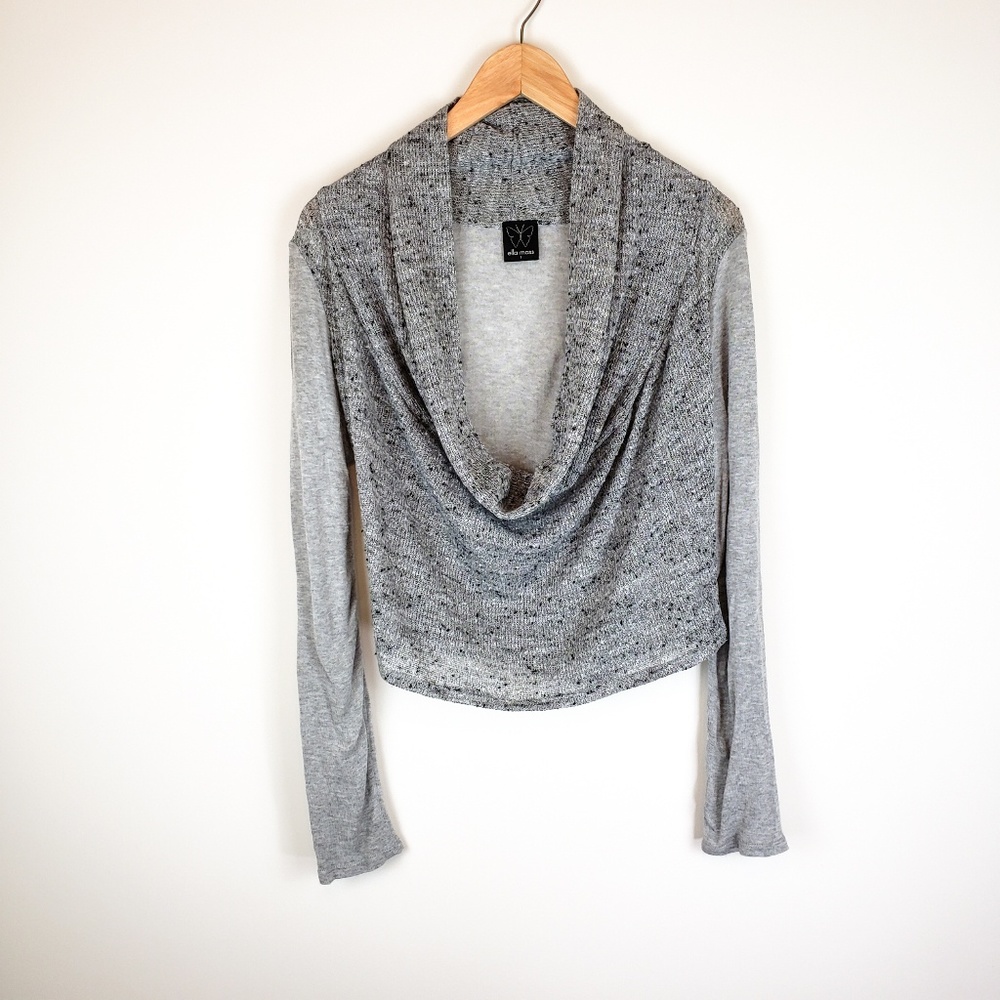 Ella Moss Anthropolgie Nightfall Cowl Top Sheer